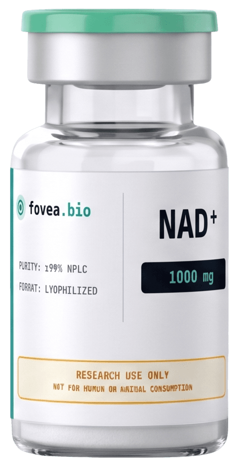 NAD⁺ research peptide reference vial